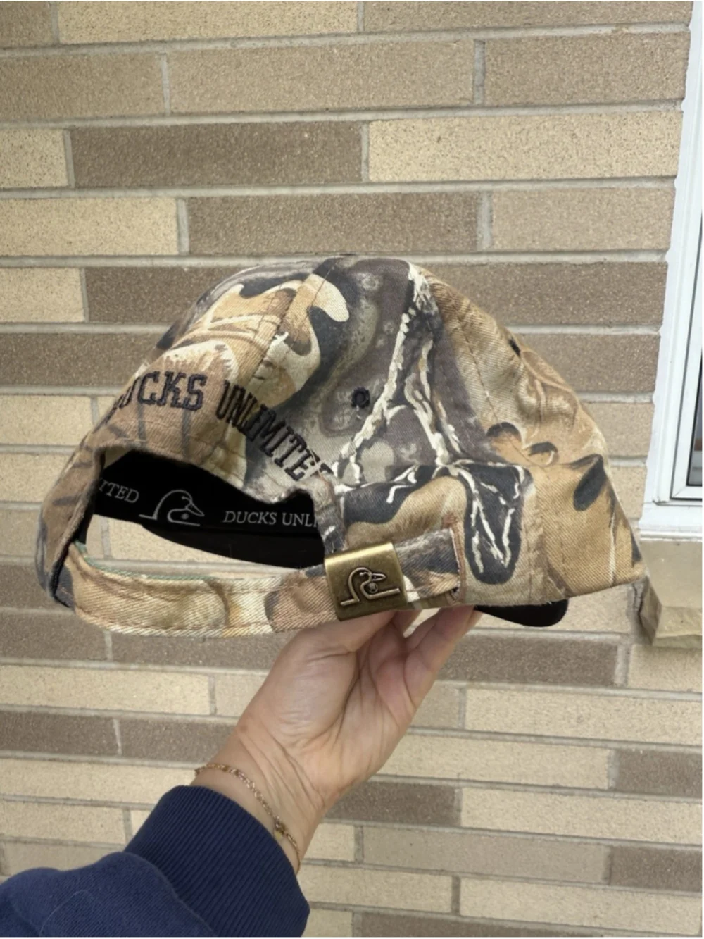 Ducks Unlimited Hat Cap Adjustable Camo Hunting Outdoors DU Retro One Size